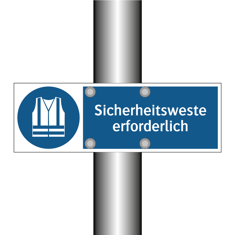 Sicherheitsweste erforderlich