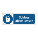 Schloss abschliessen
