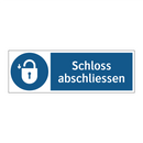 Schloss abschliessen