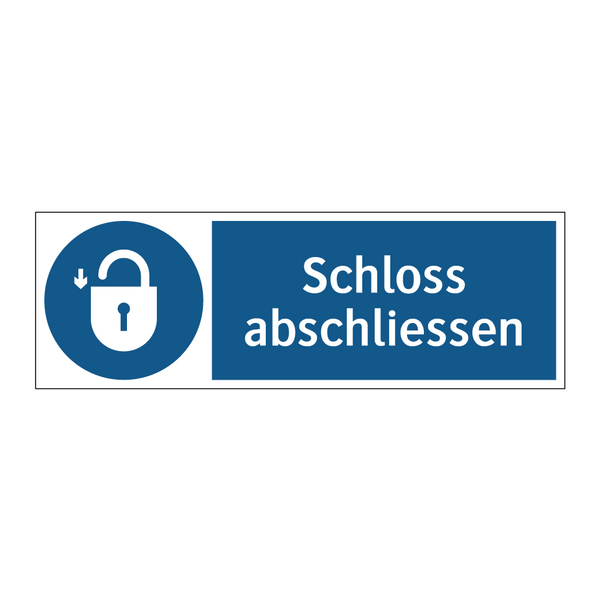 Schloss abschliessen