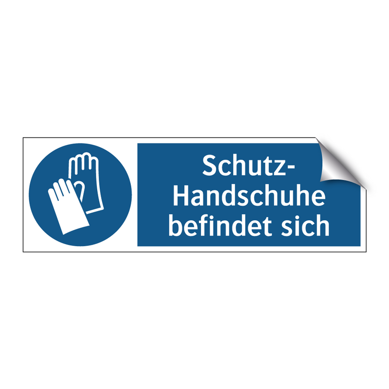Schutz- Handschuhe befindet sich