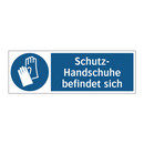 Schutz- Handschuhe befindet sich