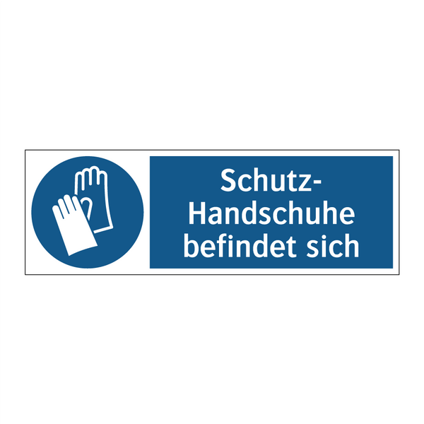 Schutz- Handschuhe befindet sich