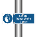 Schutz- handschuhe tragen