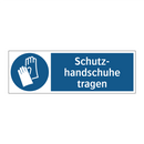 Schutz- handschuhe tragen