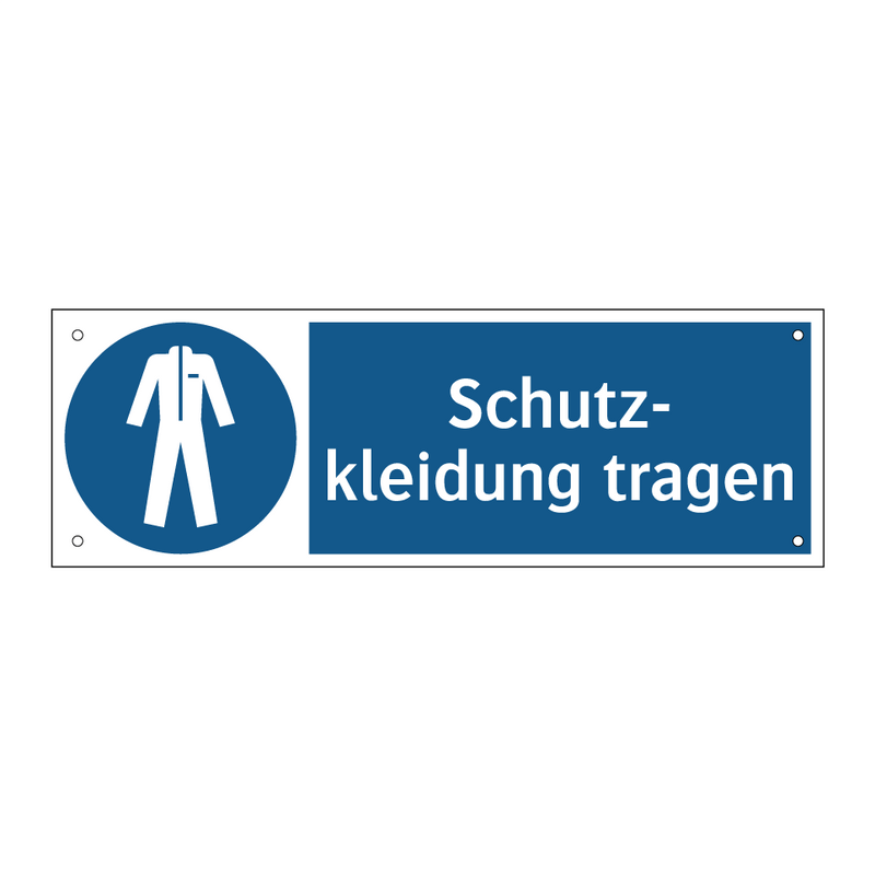 Schutz- kleidung tragen