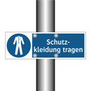 Schutz- kleidung tragen