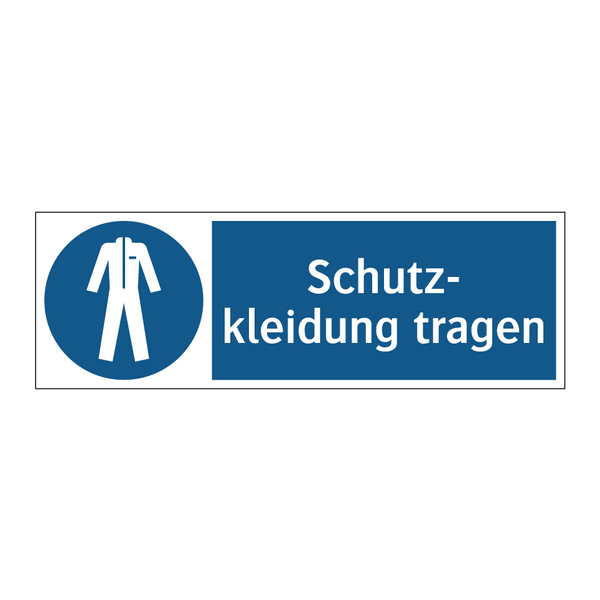 Schutz- kleidung tragen