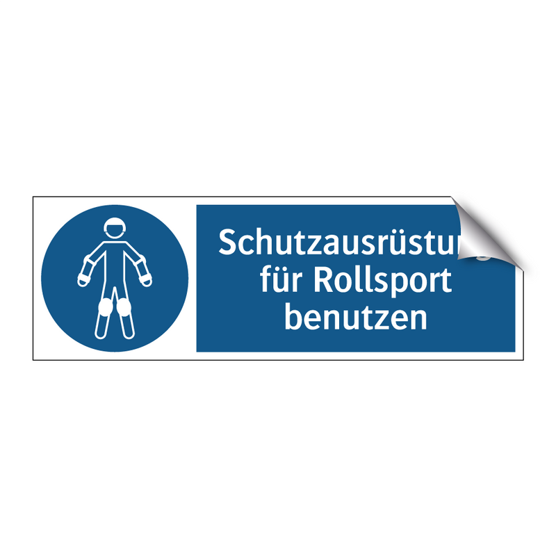 Schutzausrüstung für Rollsport benutzen