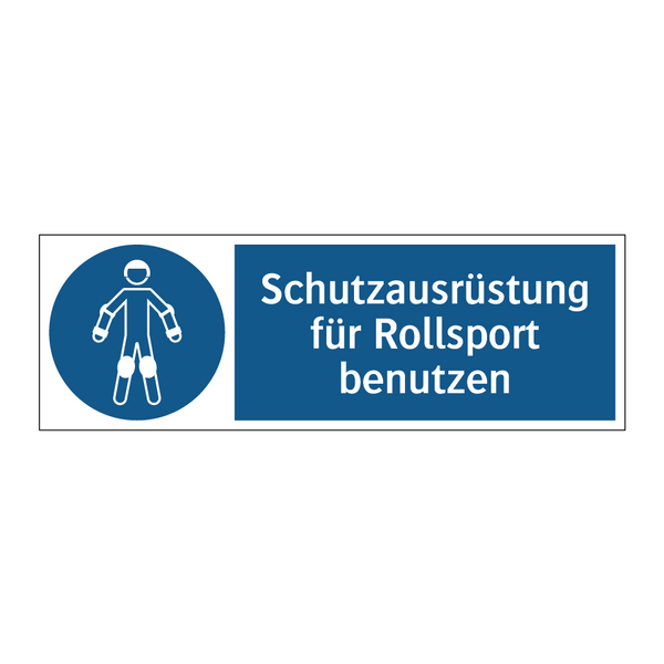 Schutzausrüstung für Rollsport benutzen