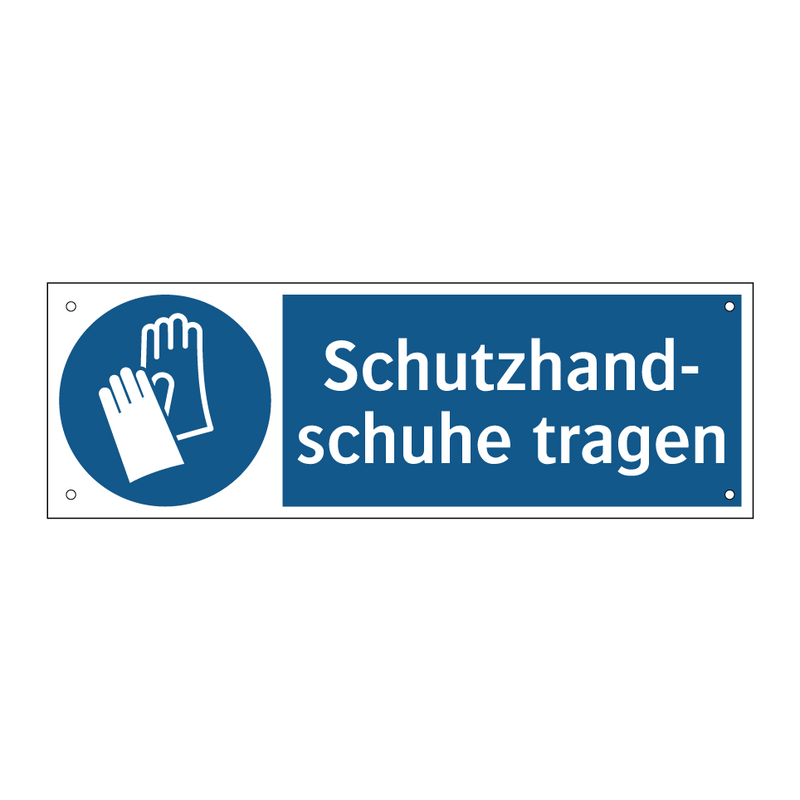 Schutzhand- schuhe tragen