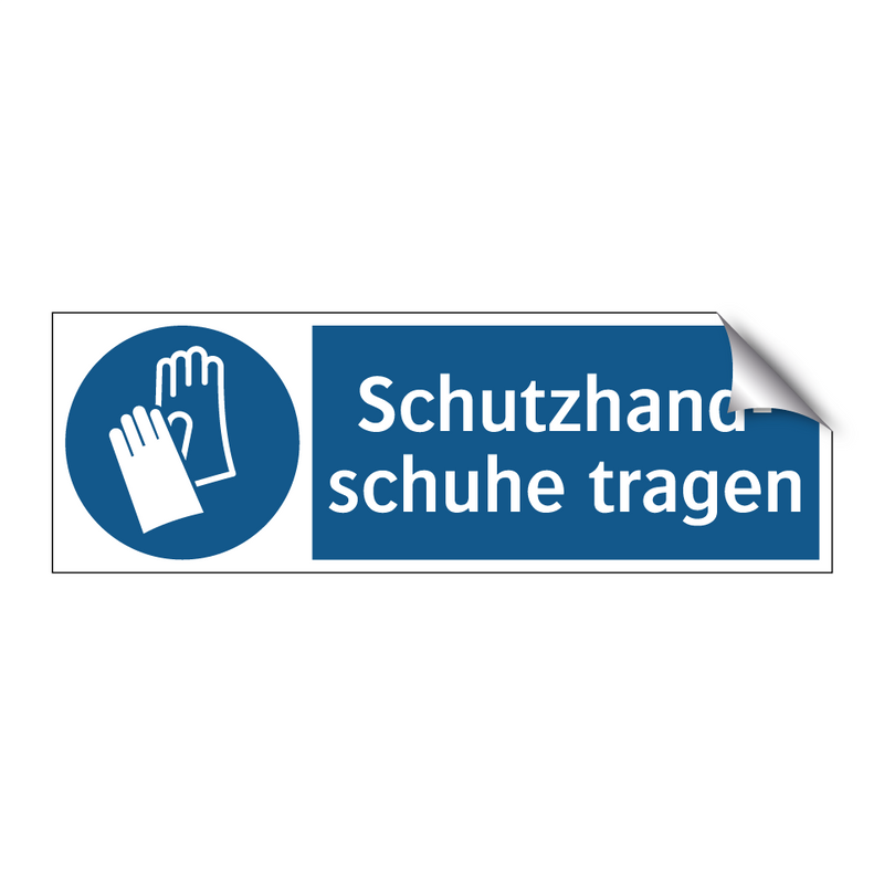 Schutzhand- schuhe tragen