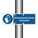 Schutzhandschuhe benutzen