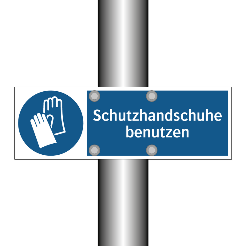 Schutzhandschuhe benutzen