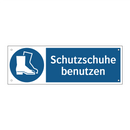 Schutzschuhe benutzen