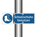 Schutzschuhe benutzen