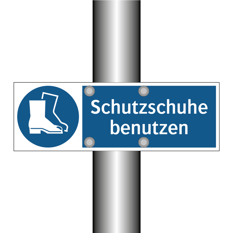 Schutzschuhe benutzen