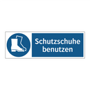 Schutzschuhe benutzen