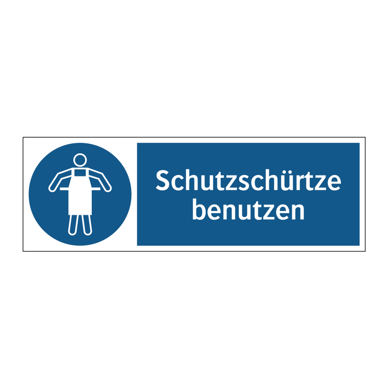 Schutzschürtze benutzen