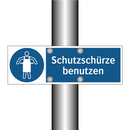Schutzschürze benutzen