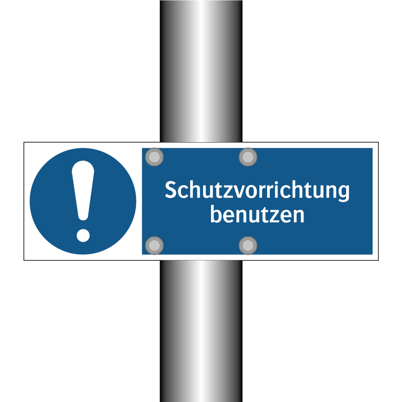 Schutzvorrichtung benutzen