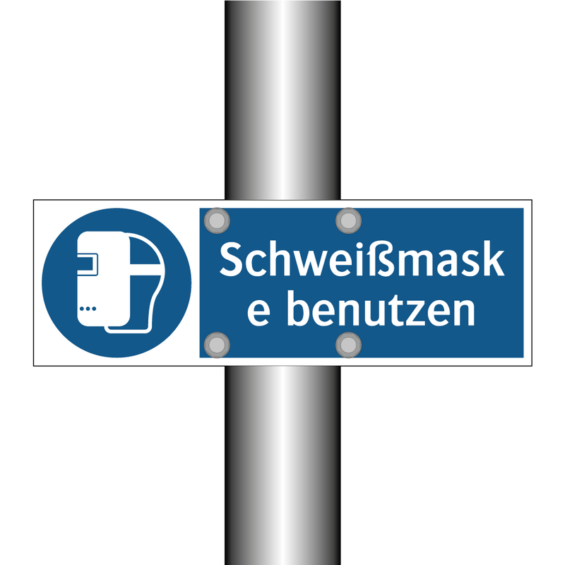Schweißmaske benutzen