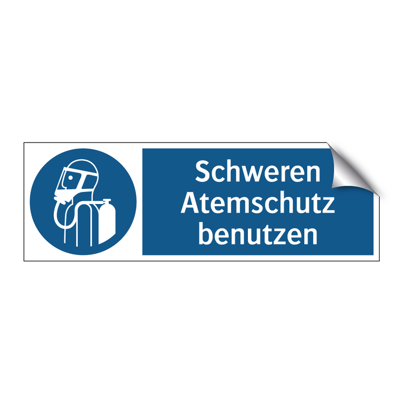 Schweren Atemschutz benutzen