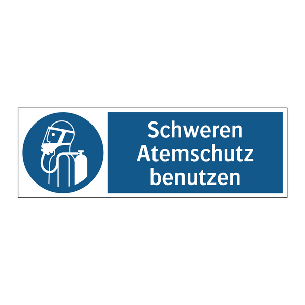 Schweren Atemschutz benutzen