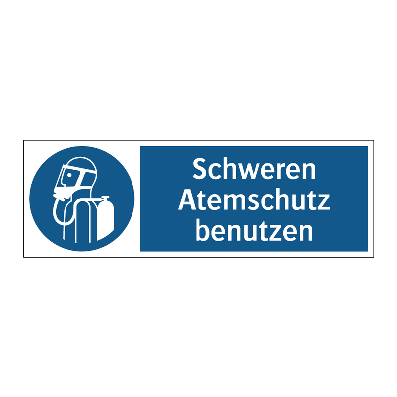 Schweren Atemschutz benutzen