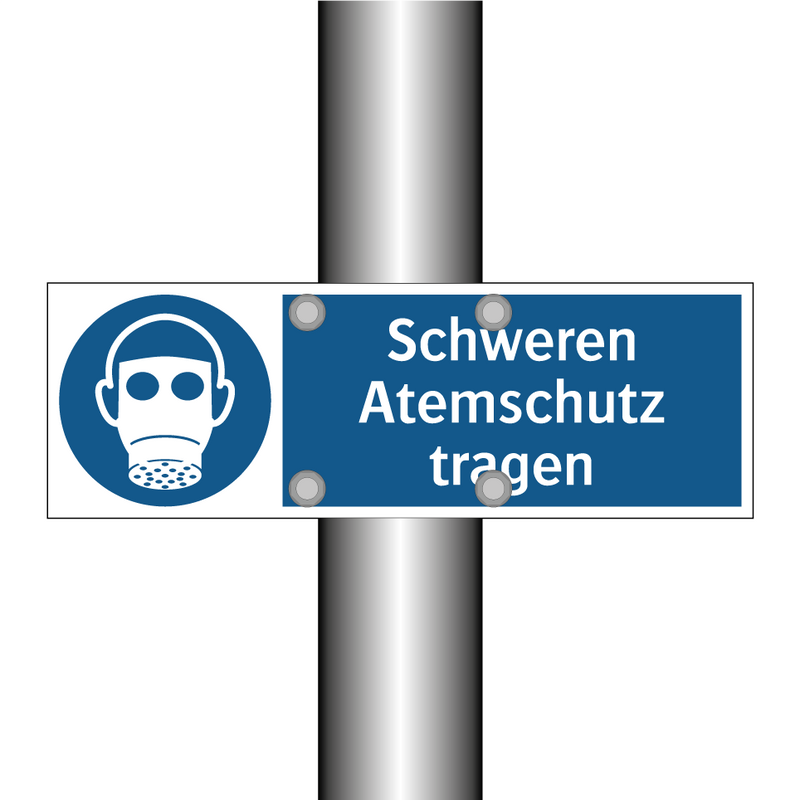 Schweren Atemschutz tragen