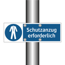 Schutzanzug erforderlich
