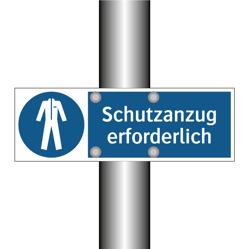 Schutzanzug erforderlich
