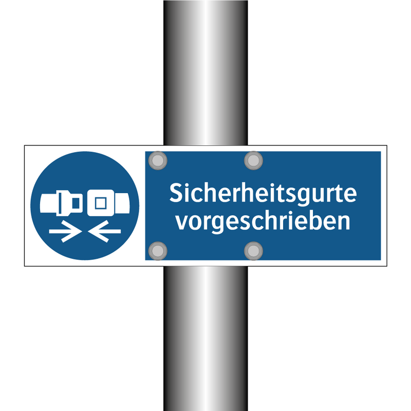 Sicherheitsgurte vorgeschrieben