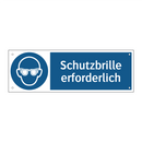 Schutzbrille erforderlich