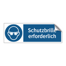 Schutzbrille erforderlich