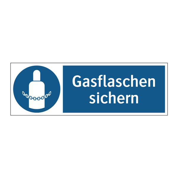 Gasflaschen sichern