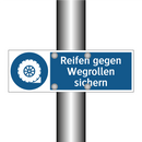 Reifen gegen Wegrollen sichern