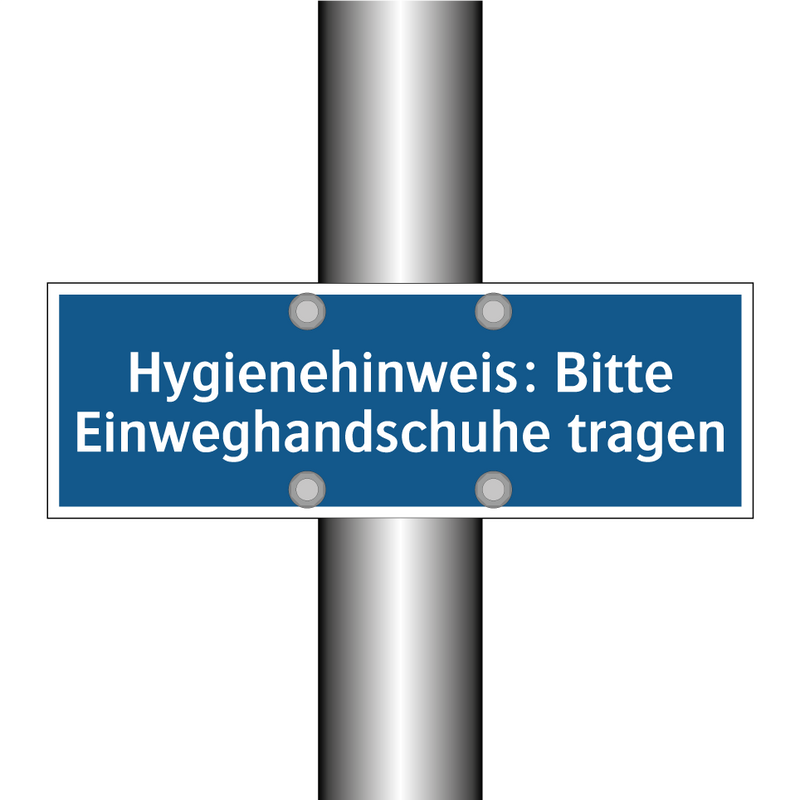 Hygienehinweis: Bitte Einweghandschuhe tragen
