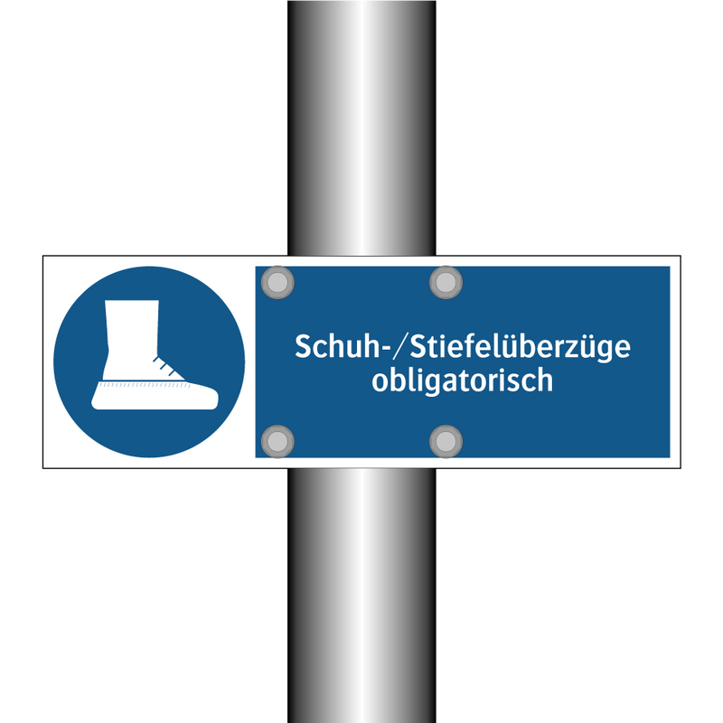 Schuh-/Stiefelüberzüge obligatorisch