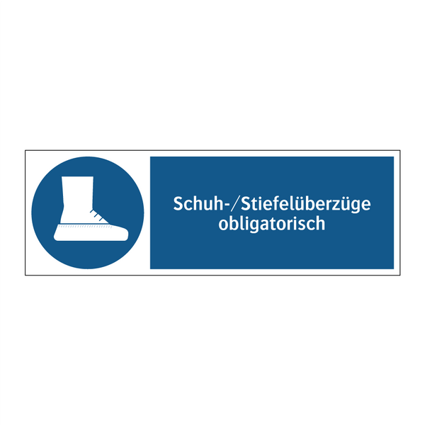 Schuh-/Stiefelüberzüge obligatorisch