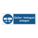 Sicher- heitsgurt anlegen