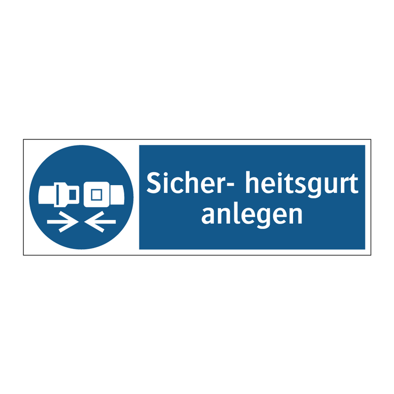Sicher- heitsgurt anlegen
