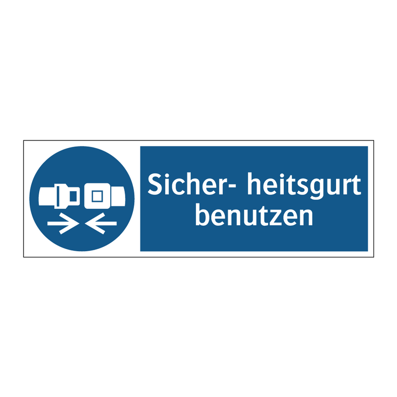 Sicher- heitsgurt benutzen