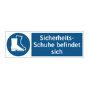 Sicherheits- Schuhe befindet sich