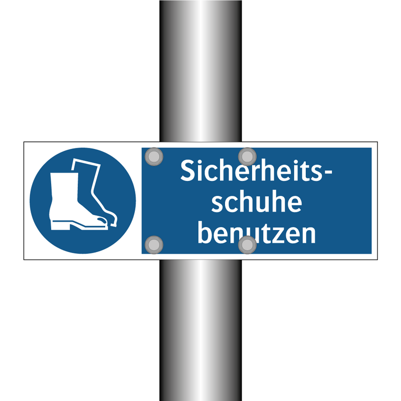 Sicherheits- schuhe benutzen
