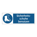 Sicherheits- schuhe benutzen