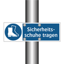 Sicherheits- schuhe tragen
