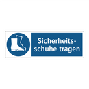Sicherheits- schuhe tragen