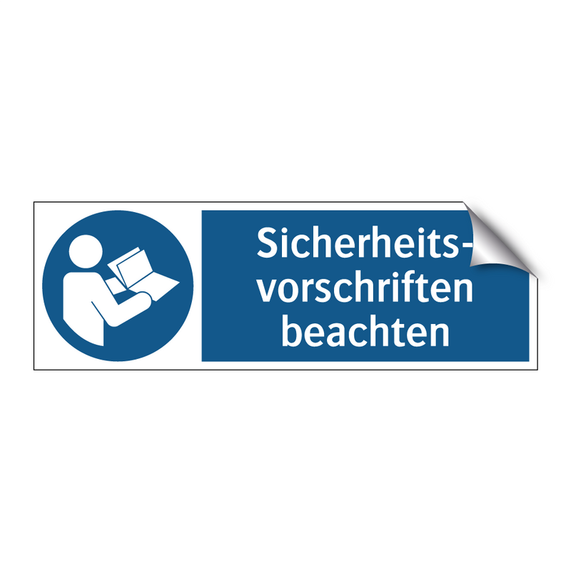 Sicherheits- vorschriften beachten