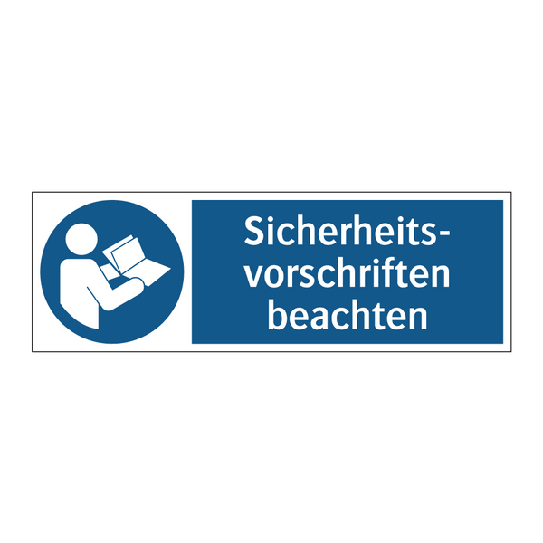 Sicherheits- vorschriften beachten